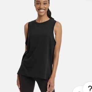 ❤️3X20 All in Motion Women's Active Muscle Black Tank Top | L